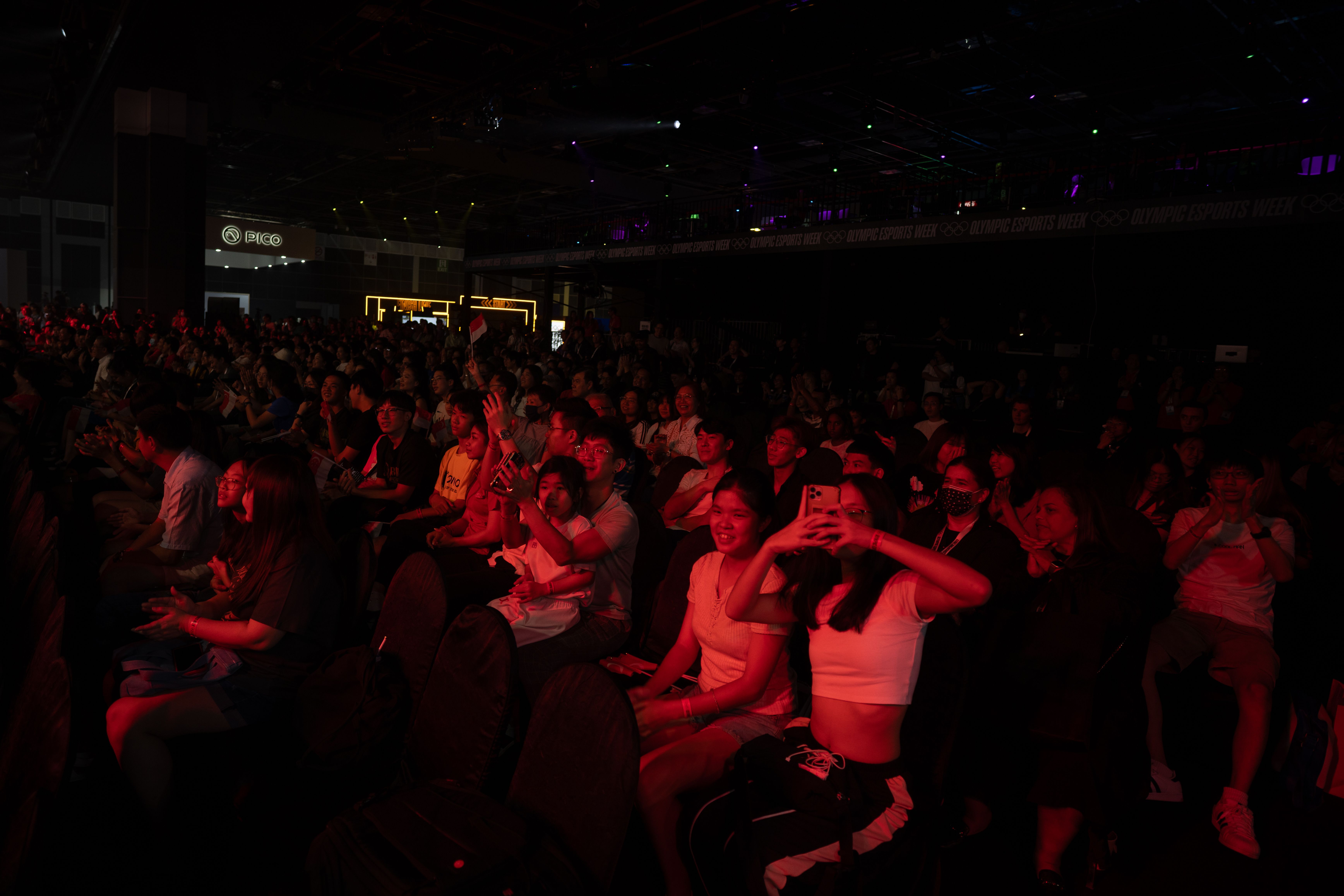 Audience from Olympic Esports Week