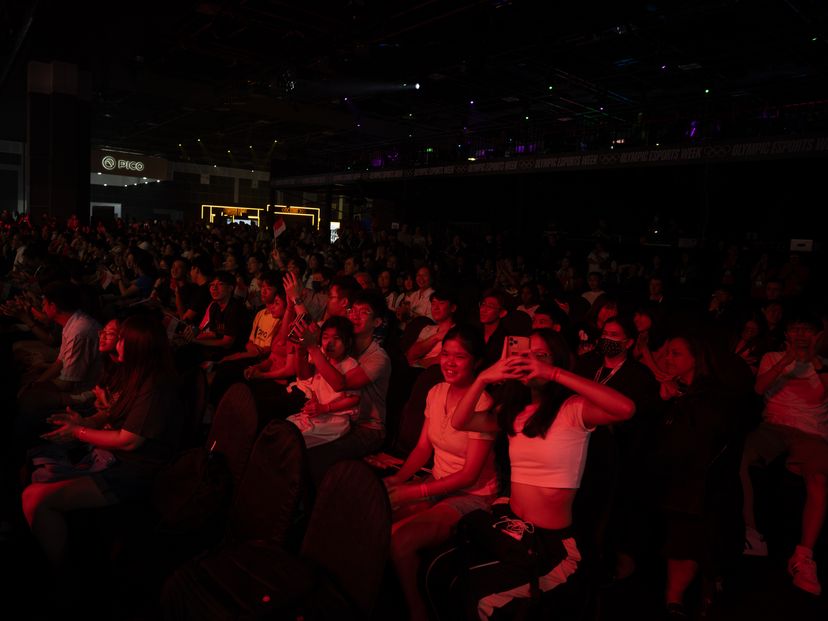 Audience from Olympic Esports Week