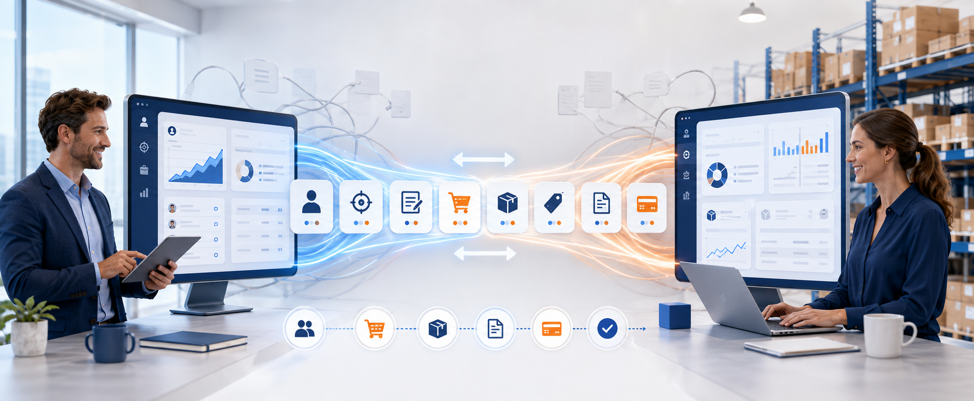 Connecter son CRM à son ERP : pourquoi le duo Divalto Weavy + ERP change la donne