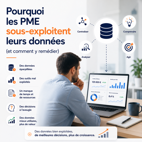 Pourquoi les PME sous-exploitent leurs données (et comment y remédier)