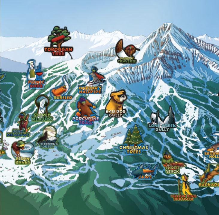 Big sky adventure map