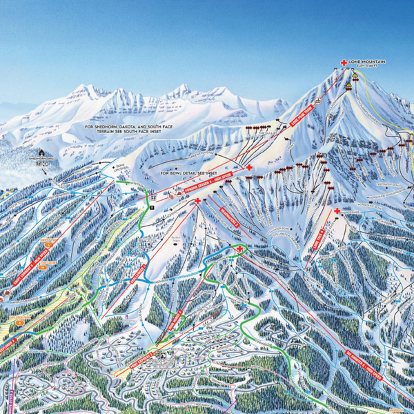 Ski the sky loop trail map