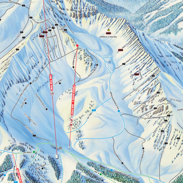 Winter Bowl Trail Map
