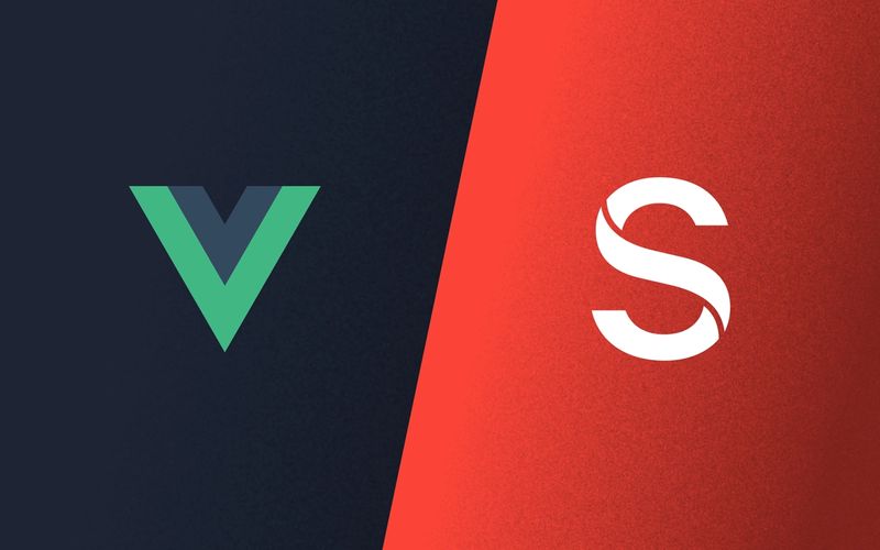 Vue and Sanity logos