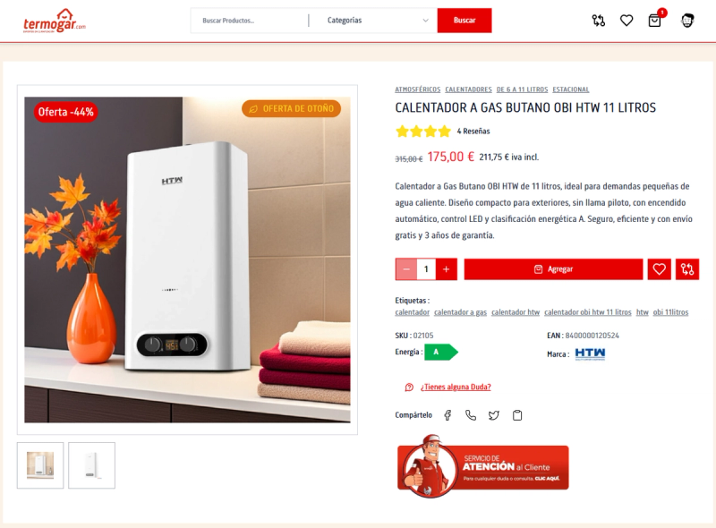 termogar - Product Page