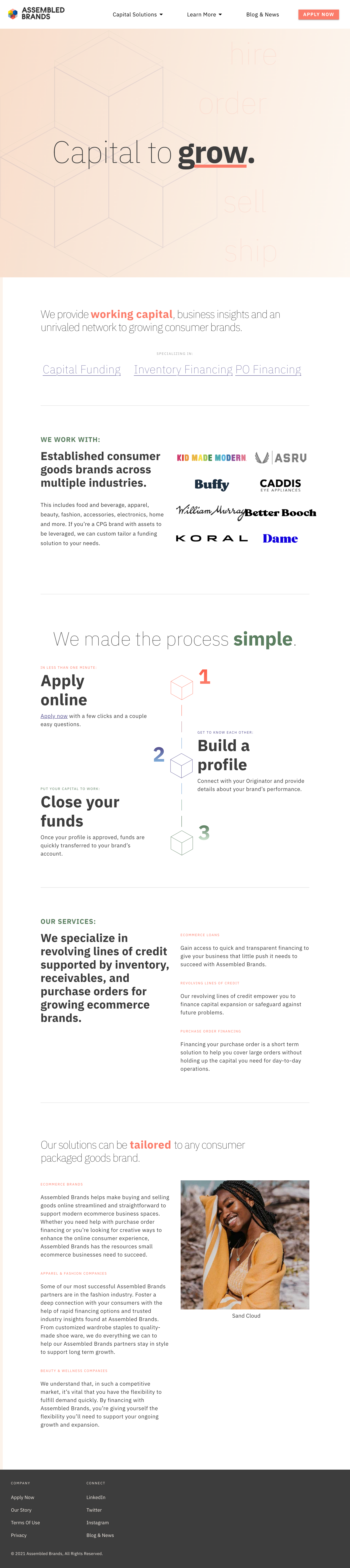 Assembled Brands Website