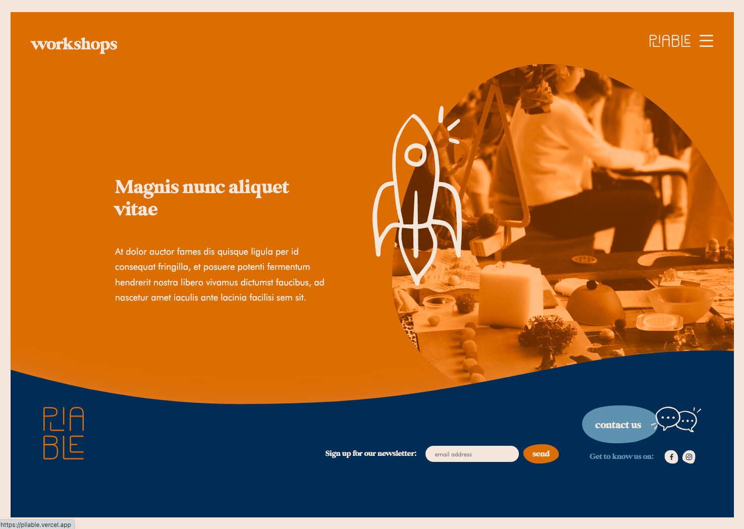 Pliable - made with Sanity.io