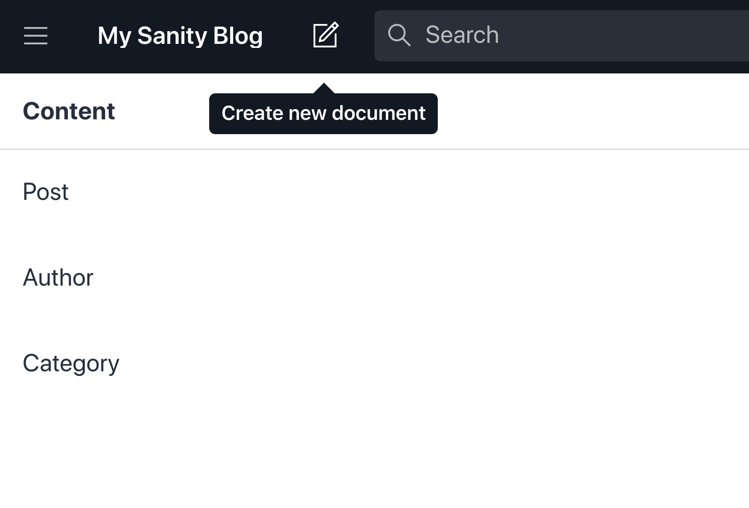 Showing the edit icon next to the Studio's name