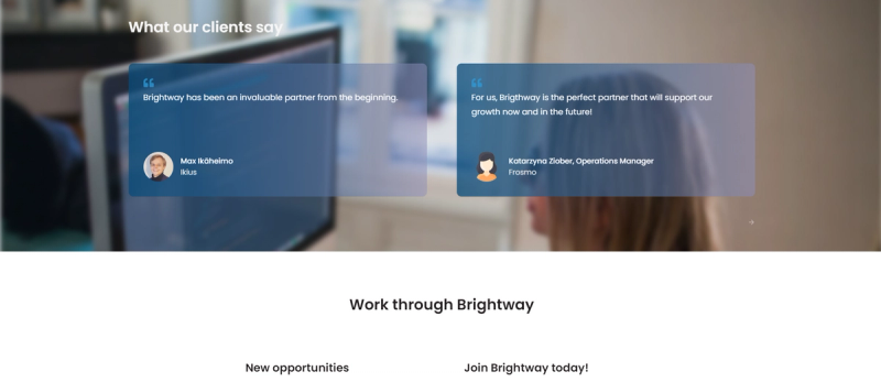 brightway careers testimonials