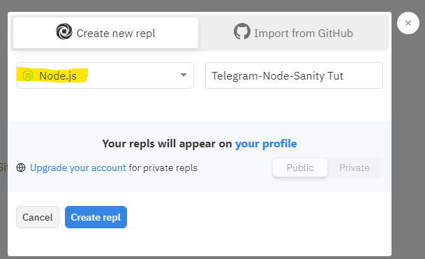 How to create a Telegram bot with Node.js and Sanity