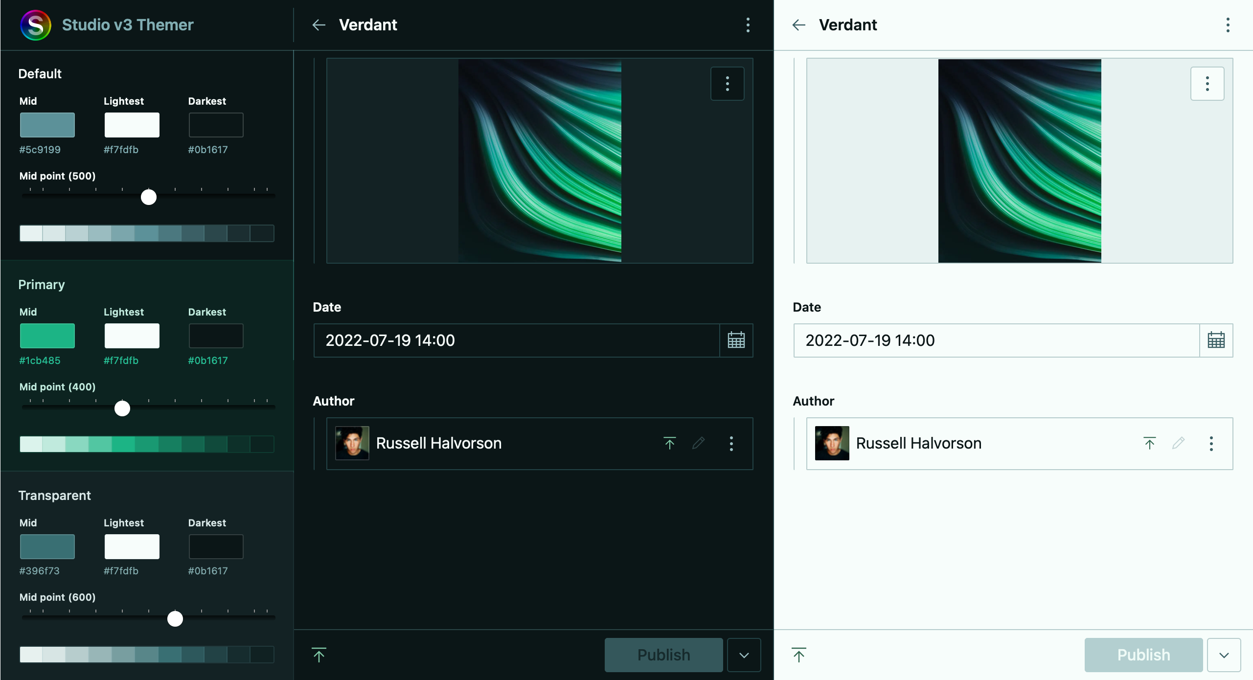 Themer - made with Sanity.io