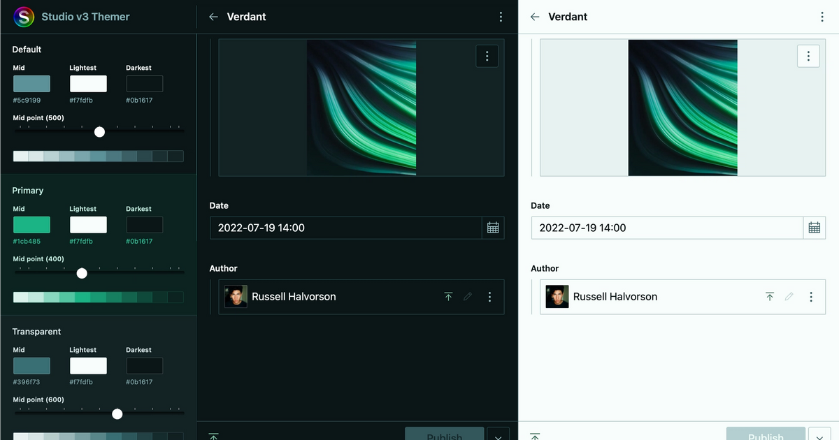 Themer - made with Sanity.io