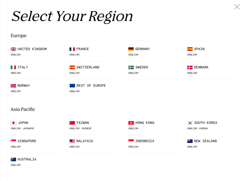 Region Selector