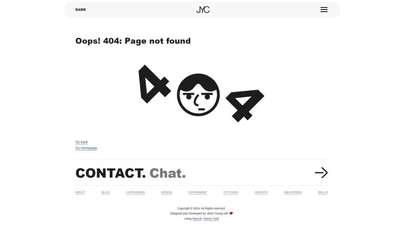 404 Page