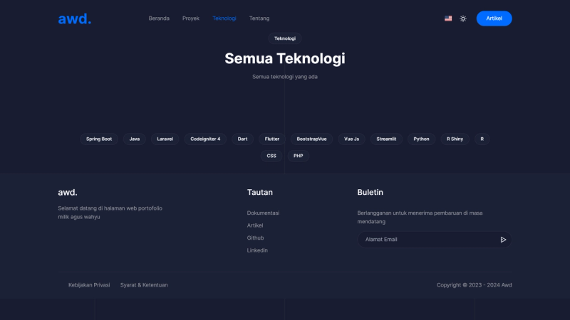 Technolgy Page