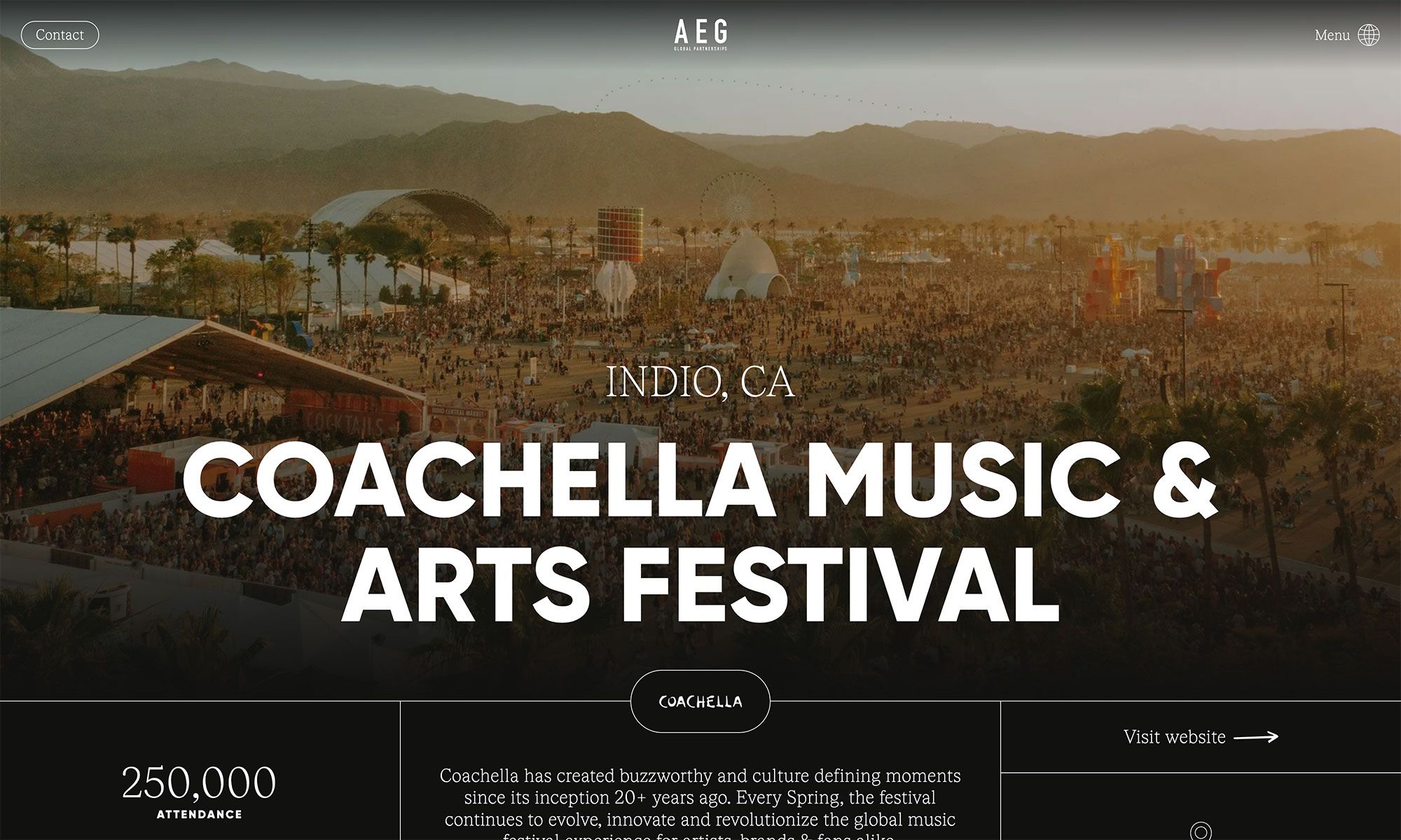 AEG made with Sanity.io