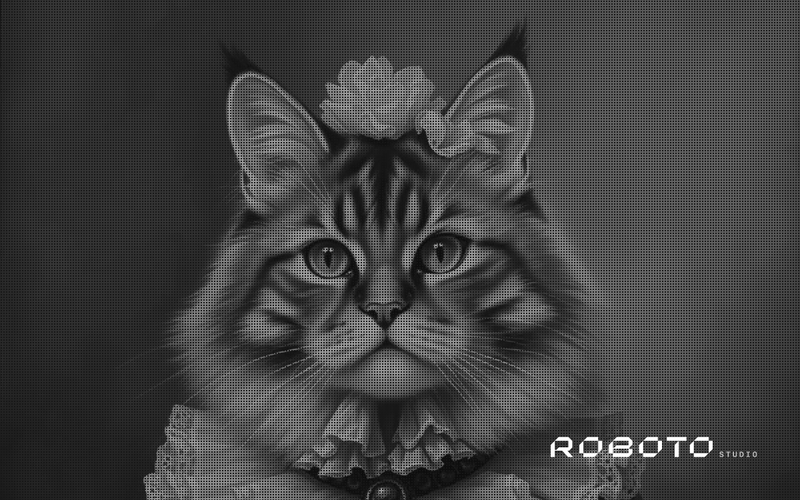 A charming cat with his dandy fellows, arm rested on a table - how we use .mdc rules