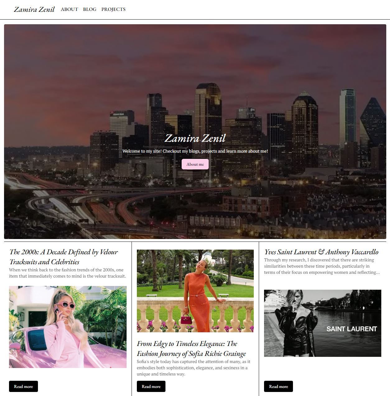 Next.js Personal Portfolio/Blog Site