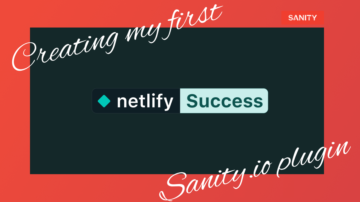 Creating my first Sanity.io plugin