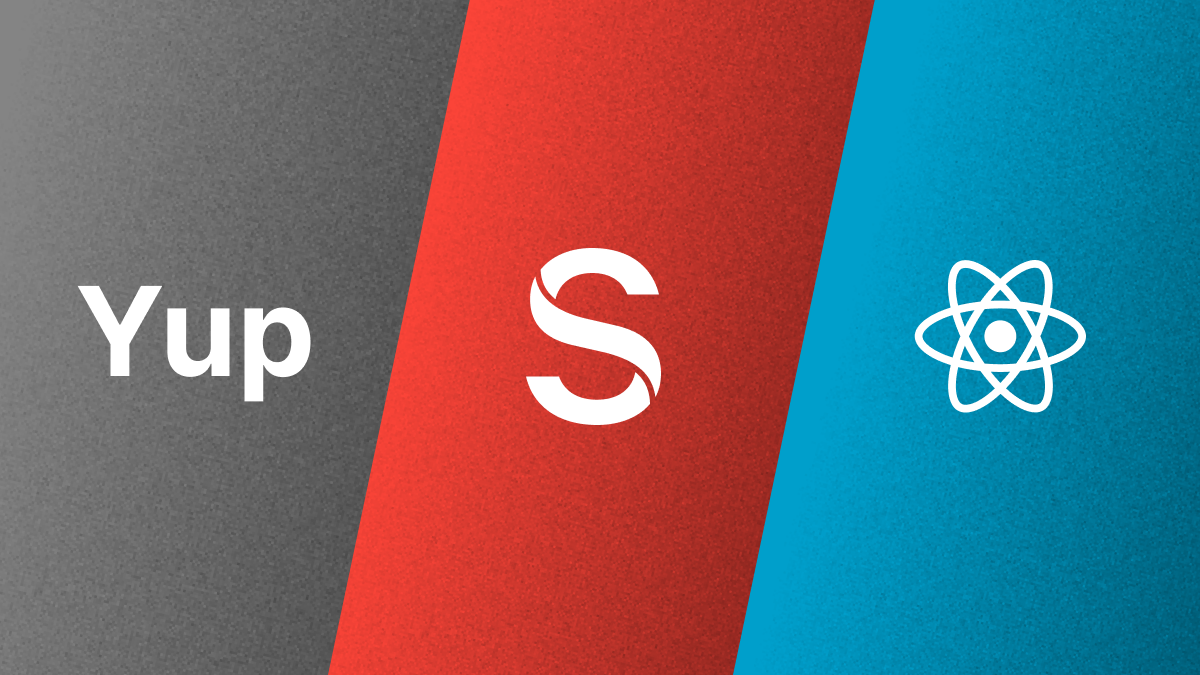 Form validation with Yup