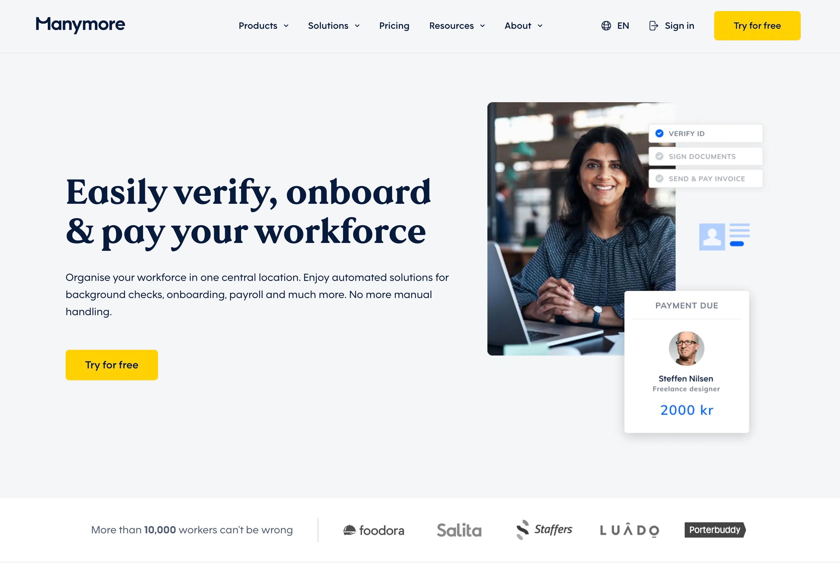 Manymore.com - made with Sanity.io
