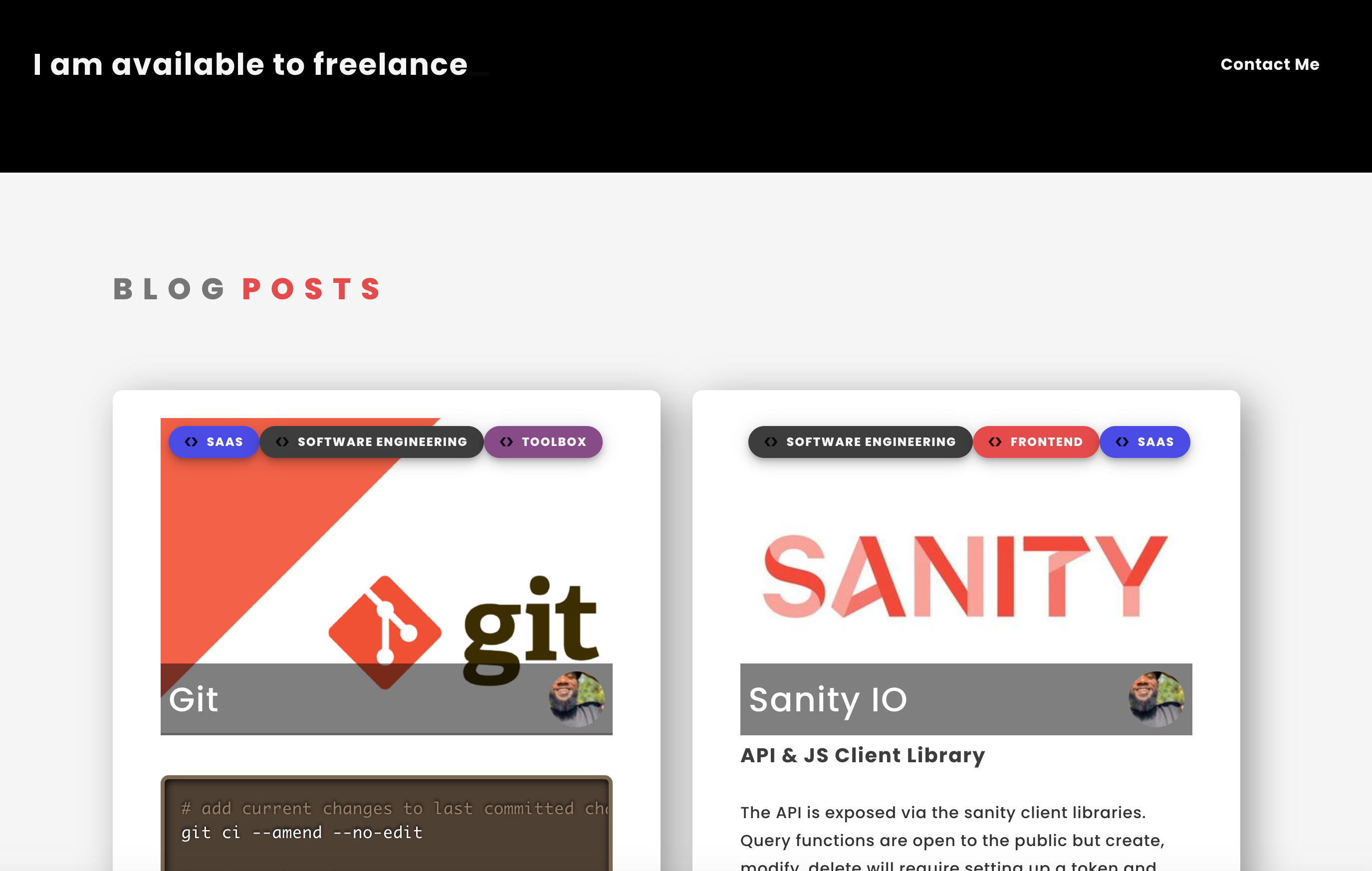 My Portfolio and Blog