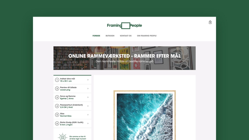 Homepage/frame builder