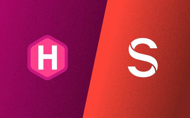 Hugo and Sanity logos