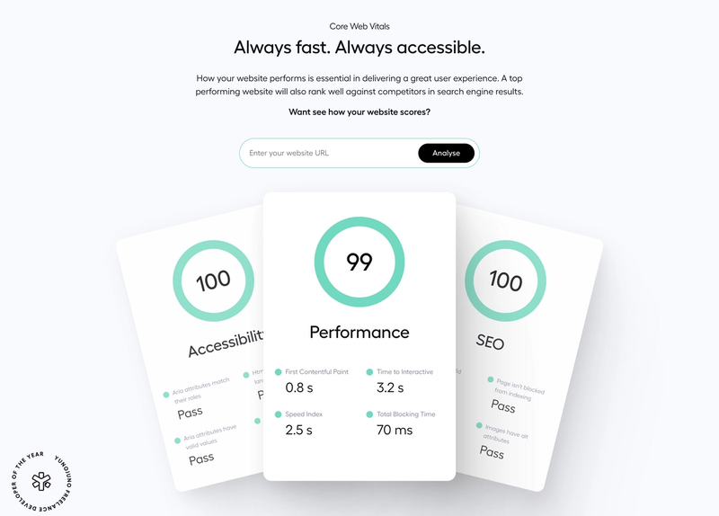 Check your own website performance