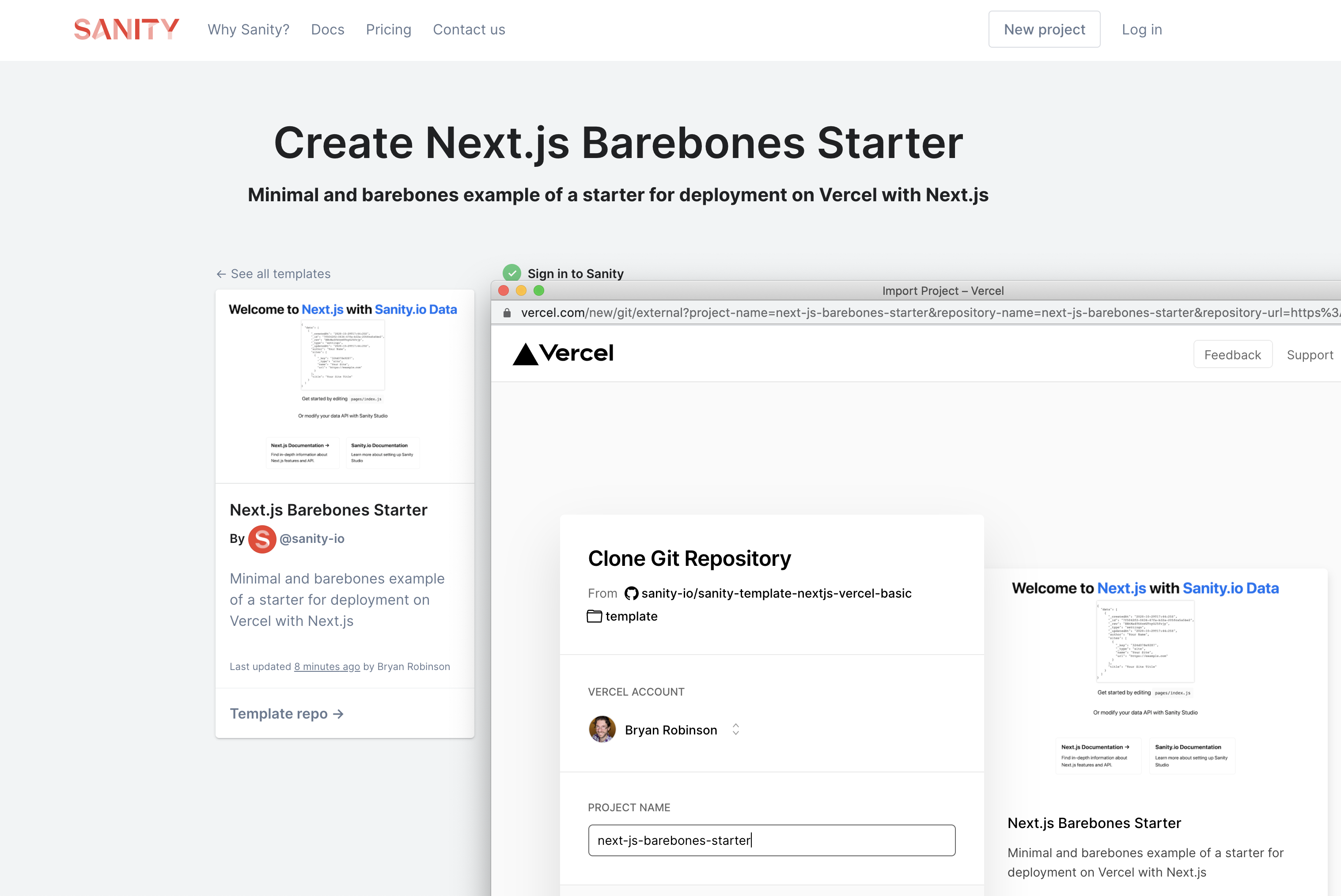 Vercel On Linkedin Sanity Io Vercel Is A Uniquely Adaptable Stack
