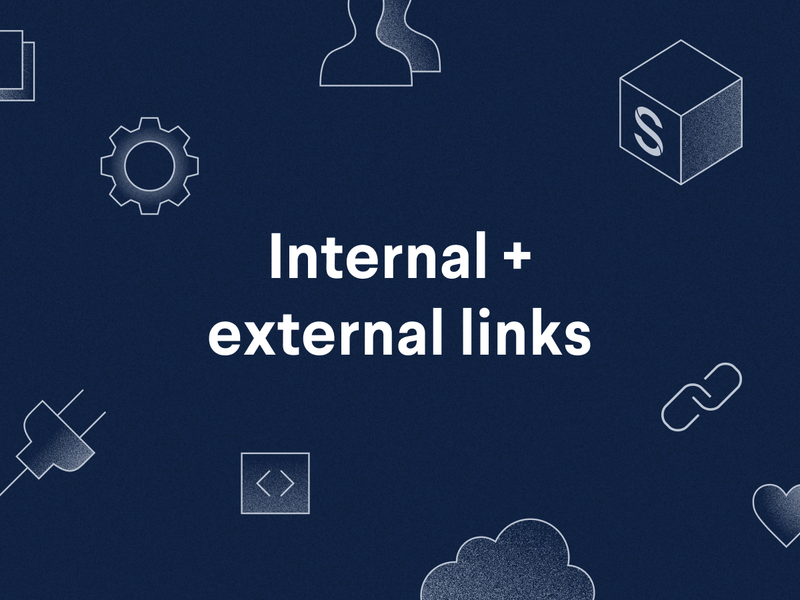 Internal and external links with Portable Text