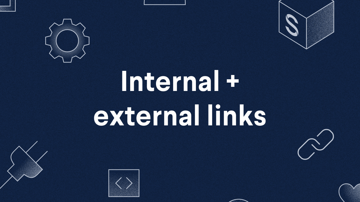 Internal and external links with Portable Text