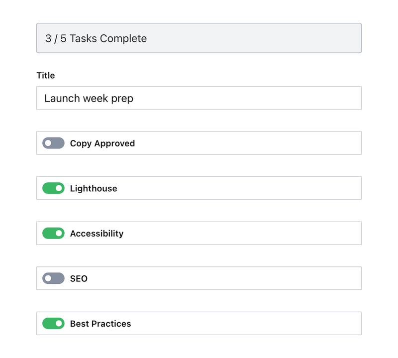 A normal document form with a component rendered at the top