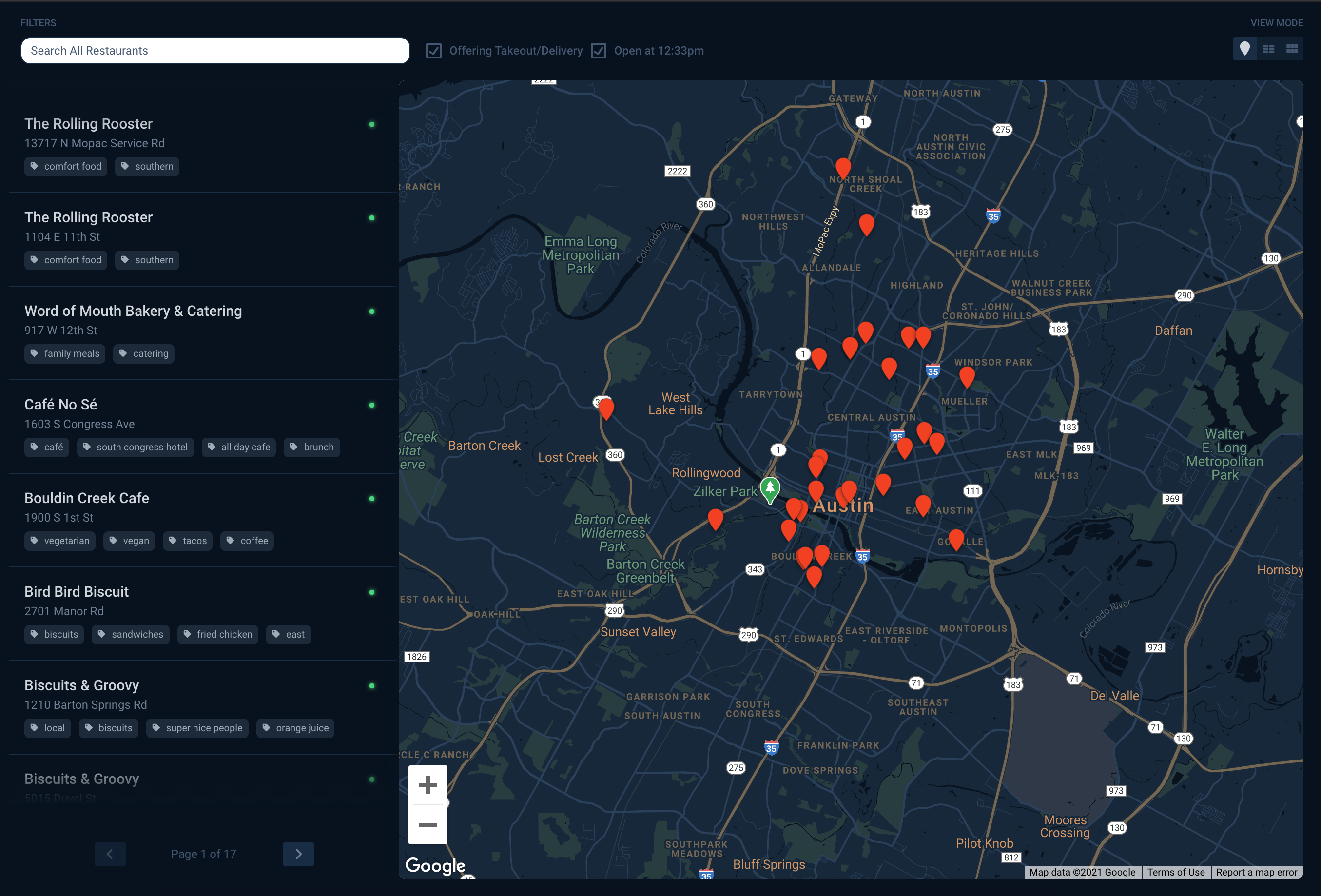 Takeout Tracker