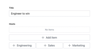 Create an array input field with selectable templates | Sanity.io guide