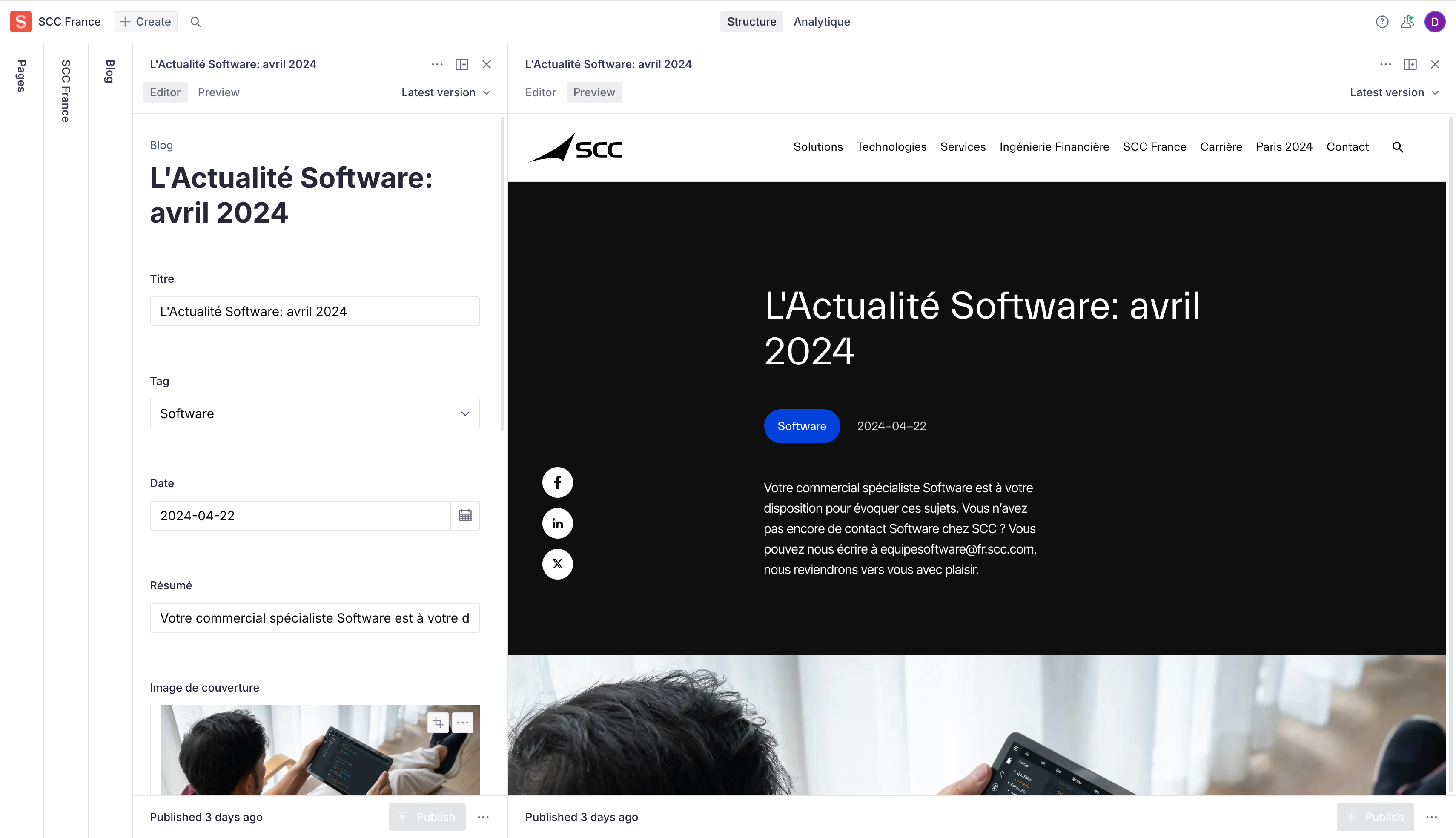 SCC FRANCE - made with Sanity.io