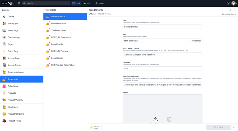 We built a sync between Acuity Scheduling & Sanity to create customizable Treatment & Treatment Booking pages