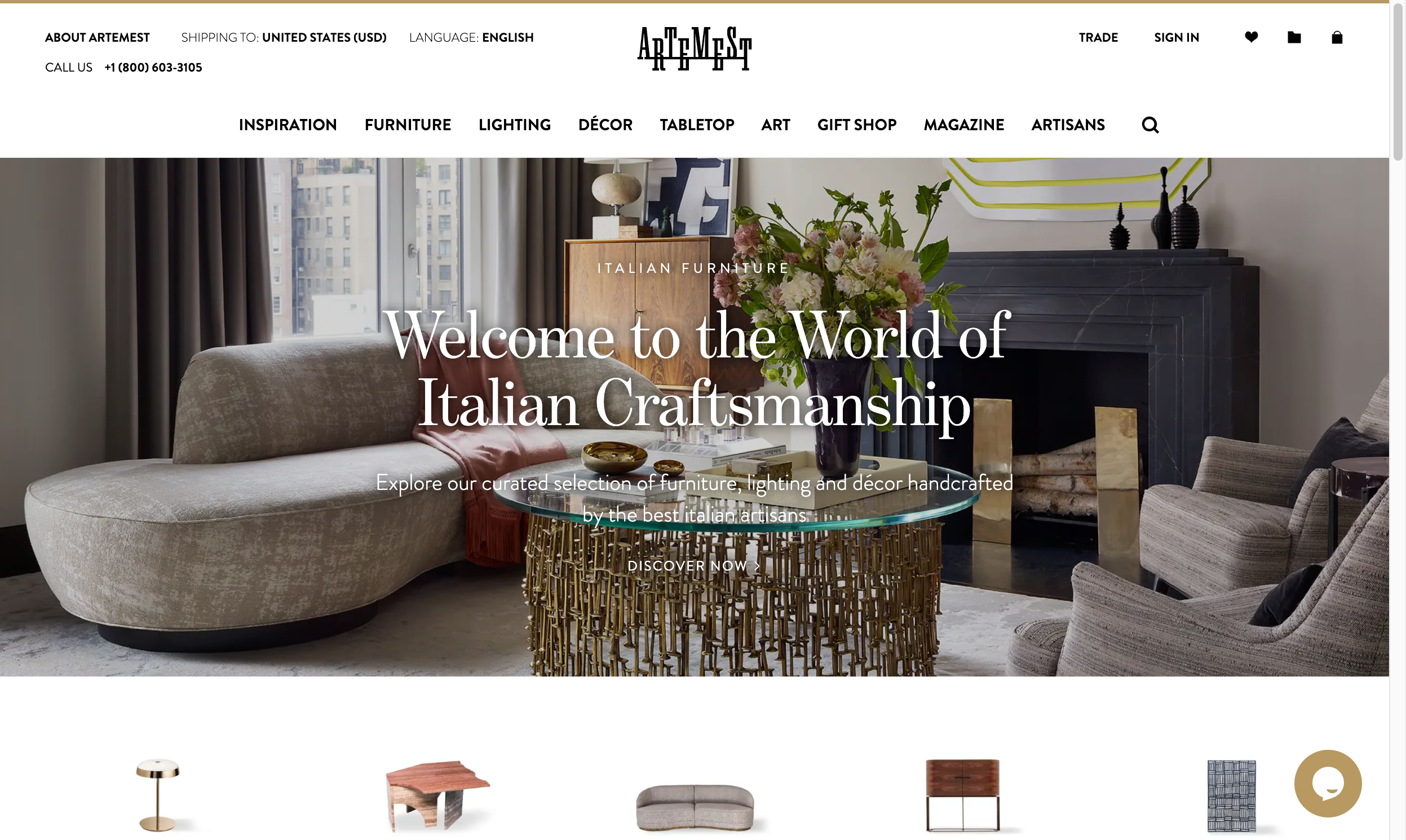 Artemest Storefront