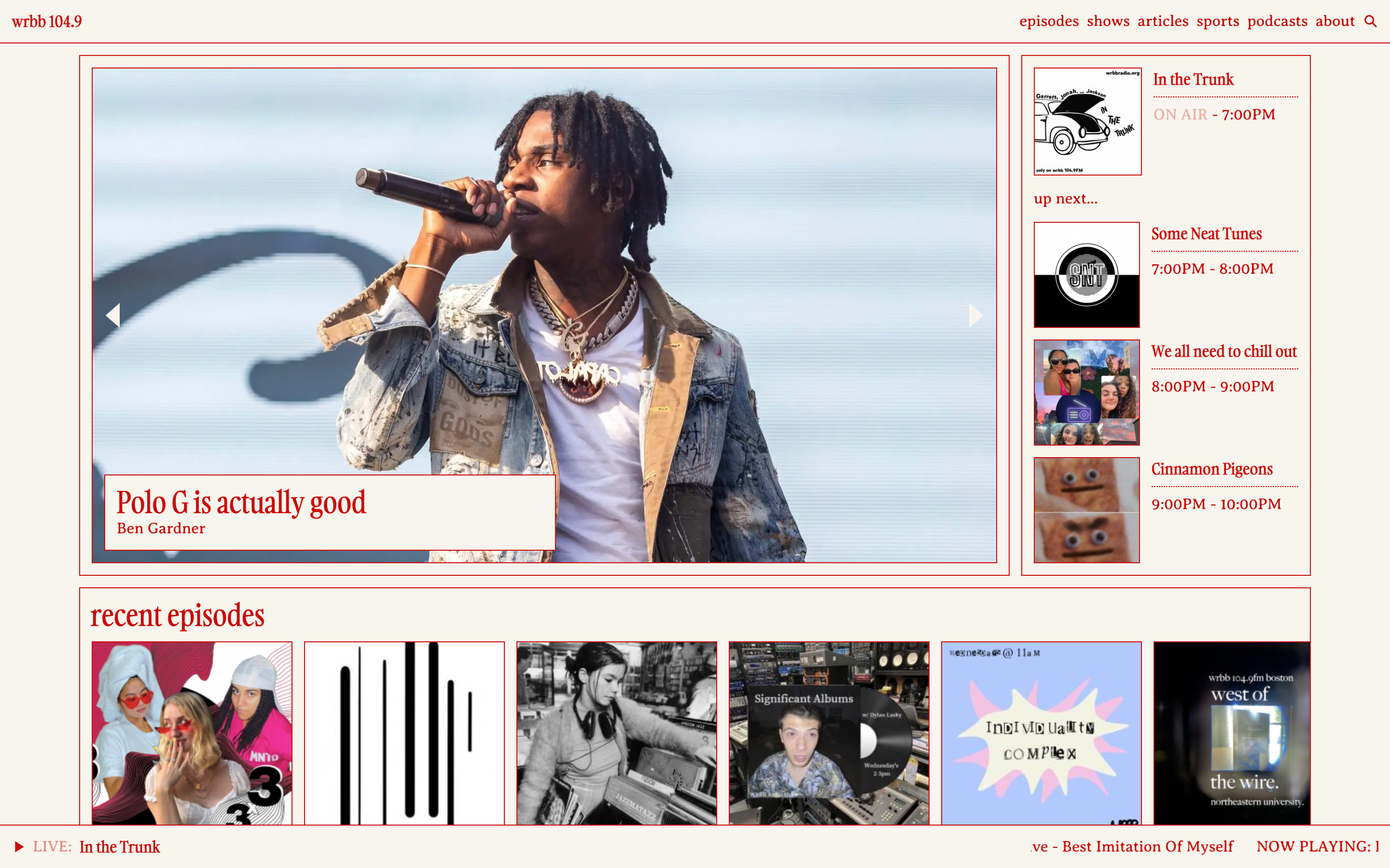 Wrbb WRBB 104.9 FM - made with Sanity.io