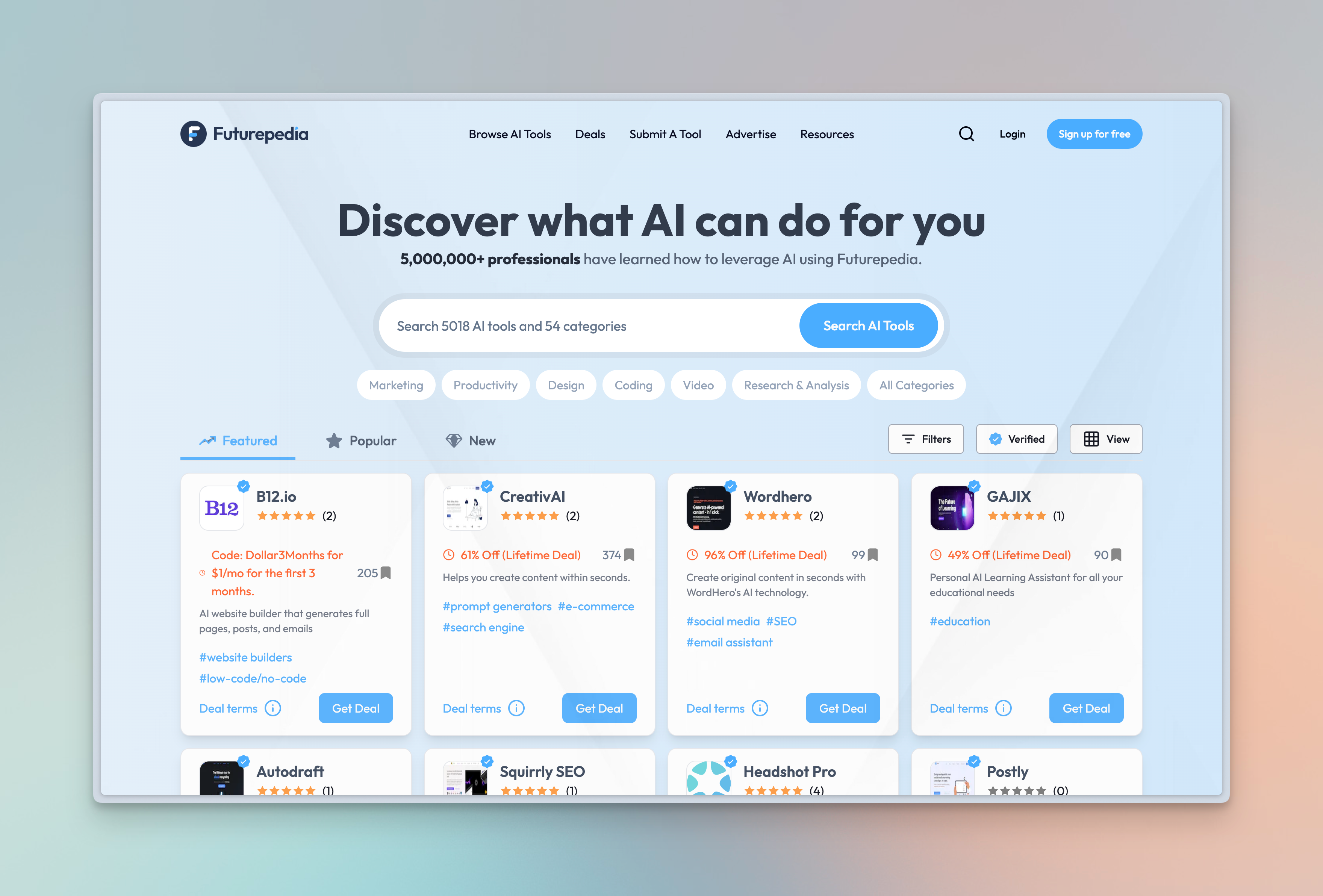 Futurepedia - made with Sanity.io