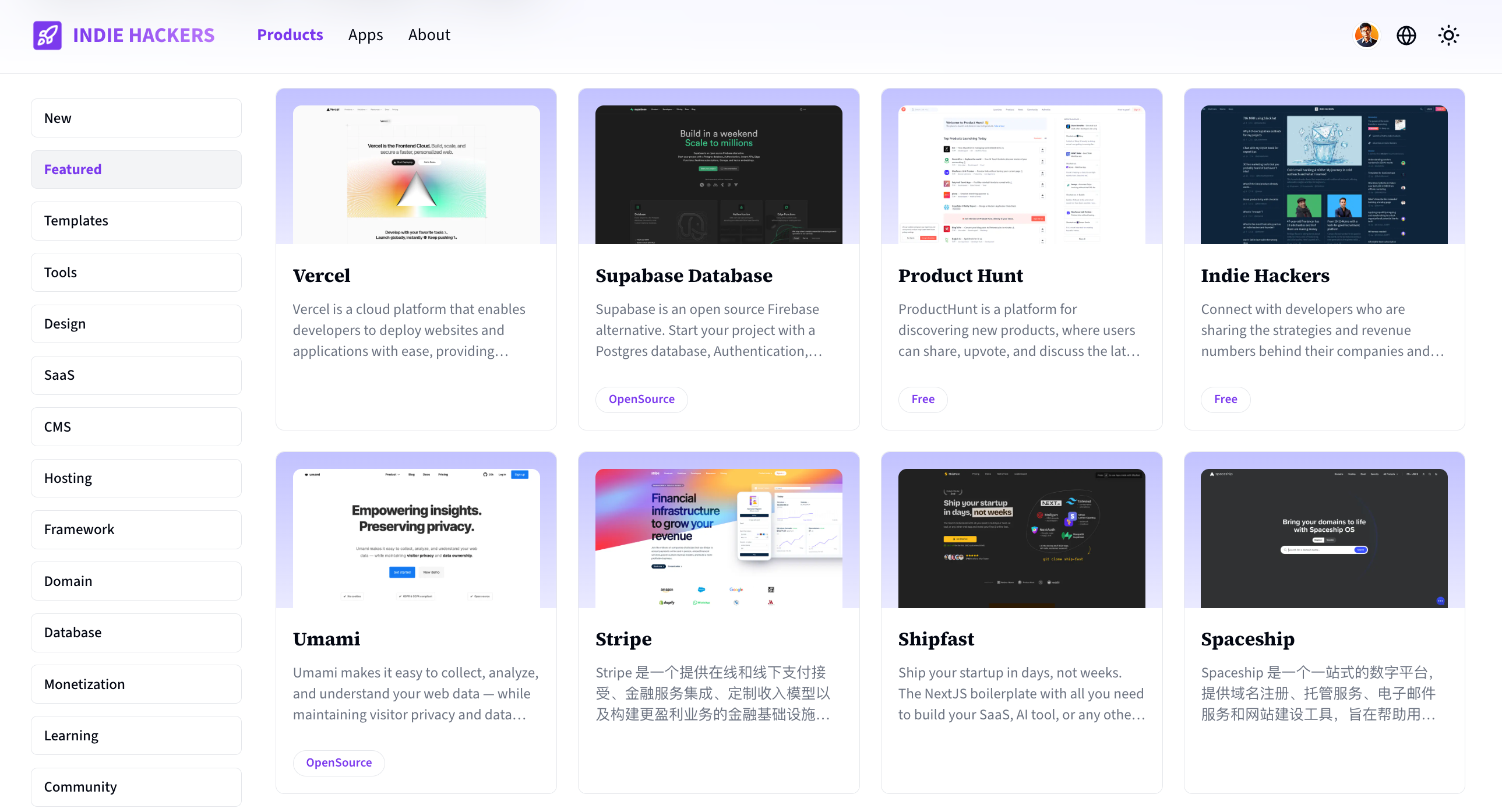 Indie Hackers - made with Sanity.io