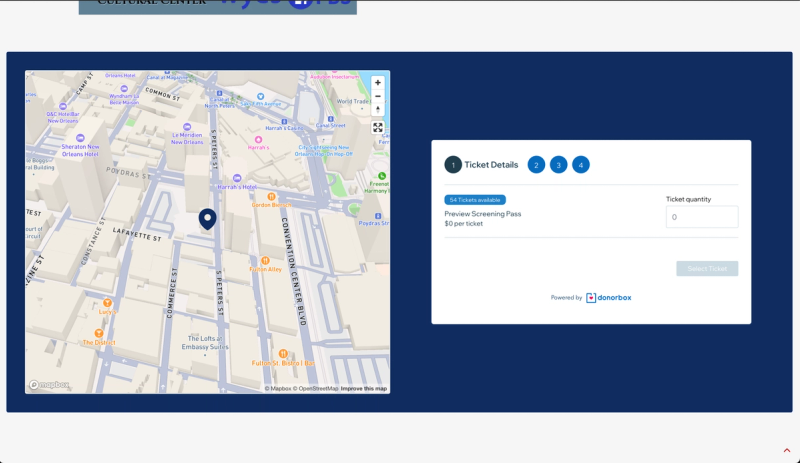 Mapbox connected via Sanity + Google Maps Input component