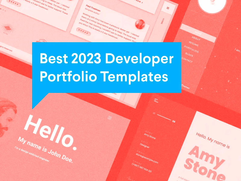 21 Best Developer Portfolios (Examples) 2024 - Colorlib