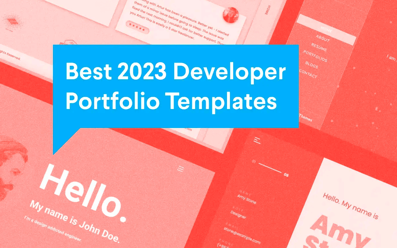 Best 2023 Developer Portfolio Templates