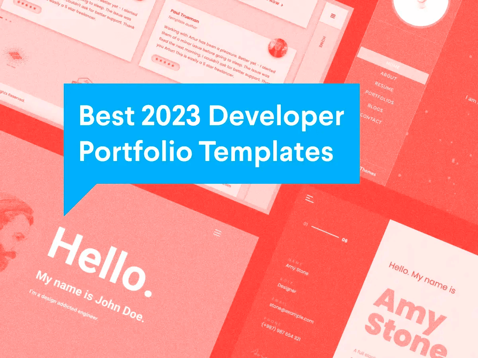 6 Best Web Developer Portfolio Templates (2023 Update)