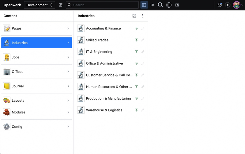 Openwork - made with Sanity.io