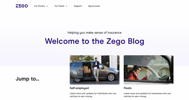 Zego Blog Page