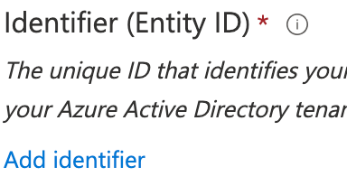 The Entity ID in Azure corresponds to the Sanity entity ID inside Sanity Manage.