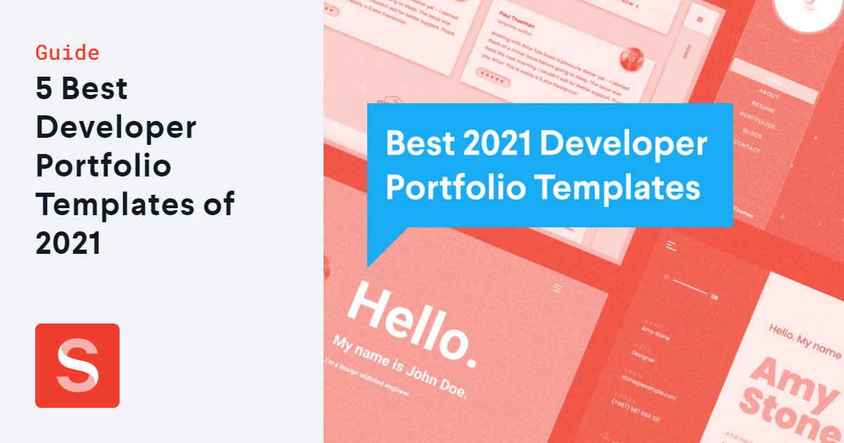 5 Best Web Developer Portfolio Templates of 2021
