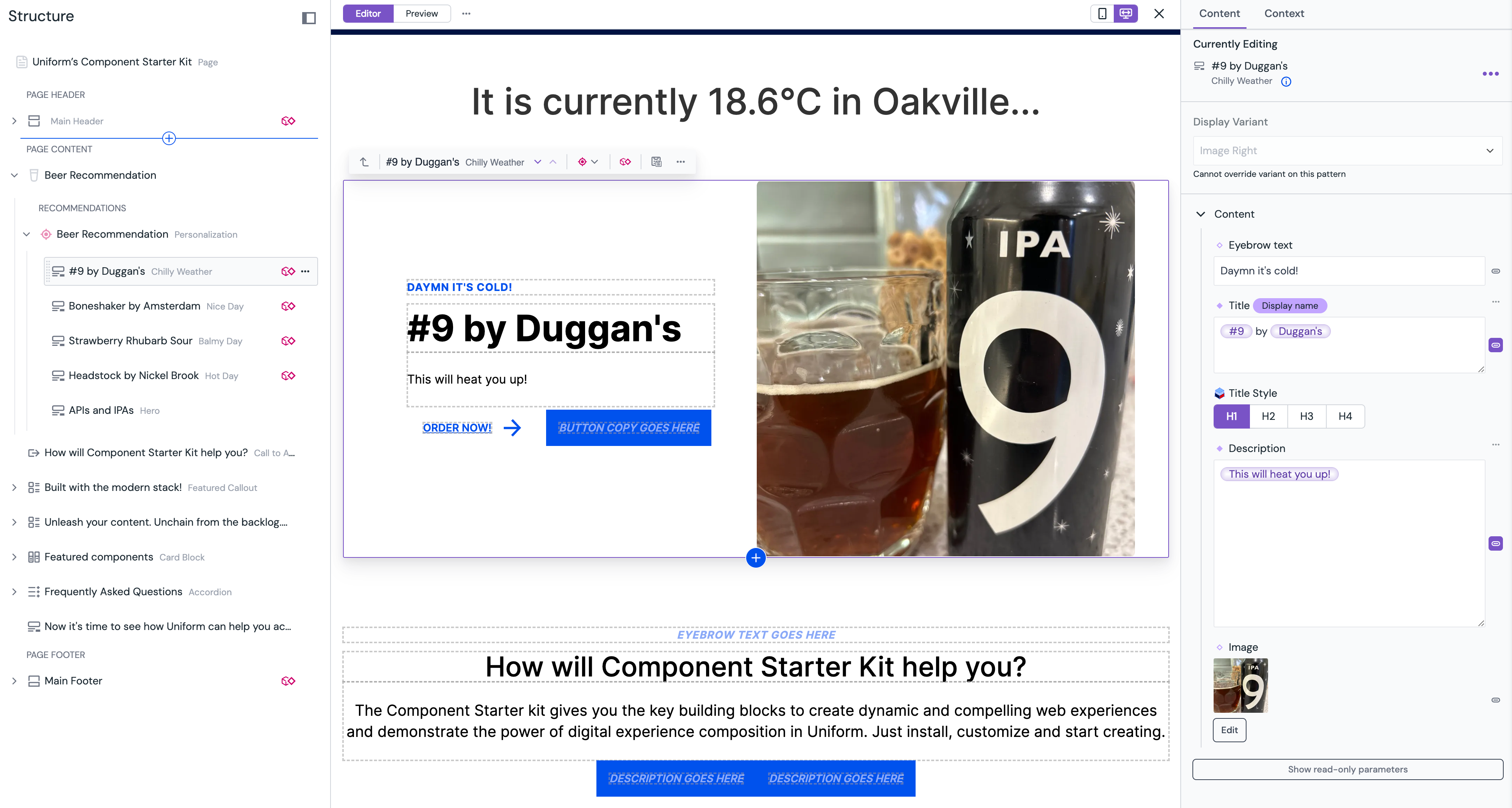 APIs and IPAs: personalized beverage recommendation
